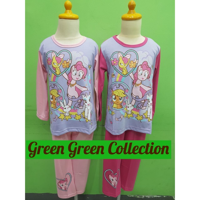 Piyama Kaos Anak Premium My Little Pony Fanta/Soft Pink