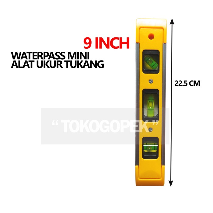 WATERPASS 9 INCH ( 22.5CM ) - WATERPASS MINI TERMURAH