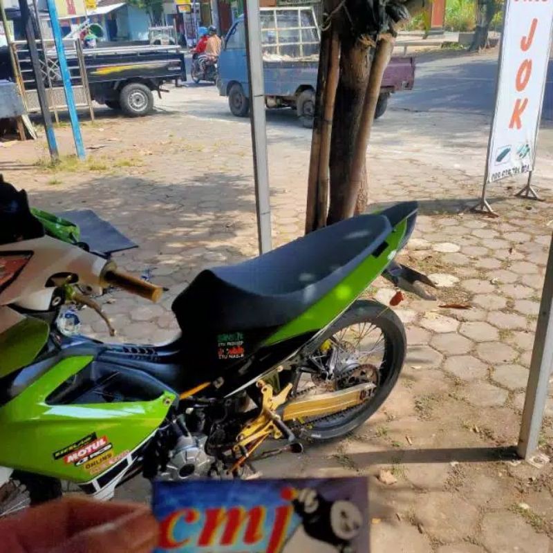 Jok jupiter mx new variasi roadrace kulit amplas