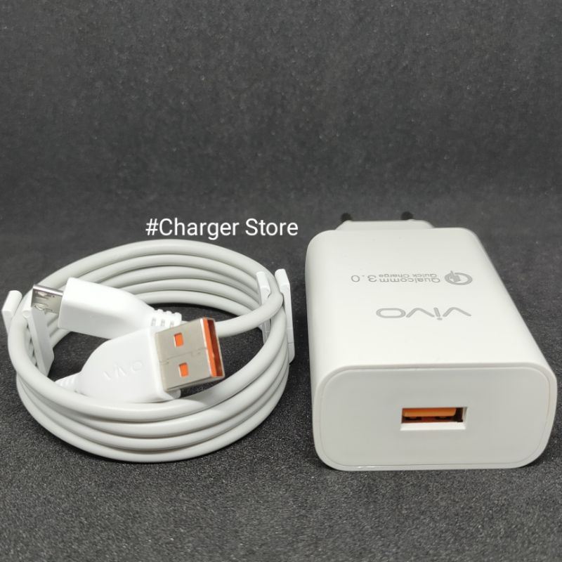 Charger Vivo Y12 Y12S Y15 Y17 Y71 Y91 Y93 Y95 Fast Charging ORIGINAL 100% Micro USB Support Semua hp Casan Fast Charging