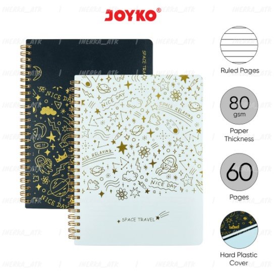 

RULED NOTEBOOK JOYKO NB-710 A5 SPACE TRAVEL DIARY AGENDA BUKU CATATAN PASTEL ATK MOTIF LUCU MEMO TEBAL JURNAL MURAH NB710 NB 710