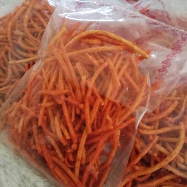 

Mi Mie Lidi Khas Medan kripik kerupuk balado