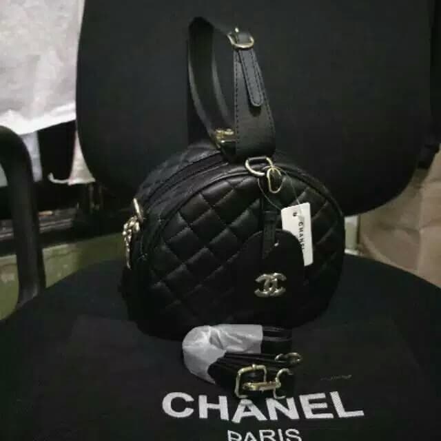 Terbaru tas wanita chanel petite/tas import/tas branded/handbag - Hitam