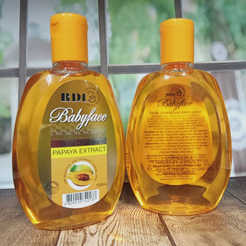 (RDL)TONER BABY FACE RDL DEEP CLEANSING 150ML ORIGINAL DAVAO CITY PHILLIPINES 100% ORIGINAL GARANSI 