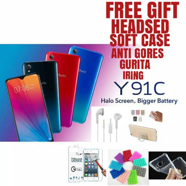 HP VIVO Y91C RAM 2/32GB BERGARANSI RESMI VIVO INDONESIA