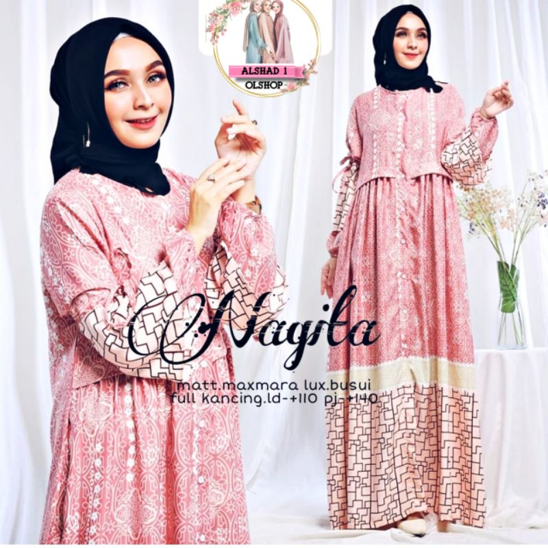 Dress NEW Nagita/maxmara/ Gamis/busui