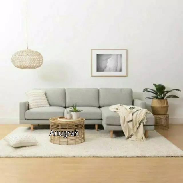 Sofa minimalis sofa keluarga sofa ruang keluarga tipe L sofa L