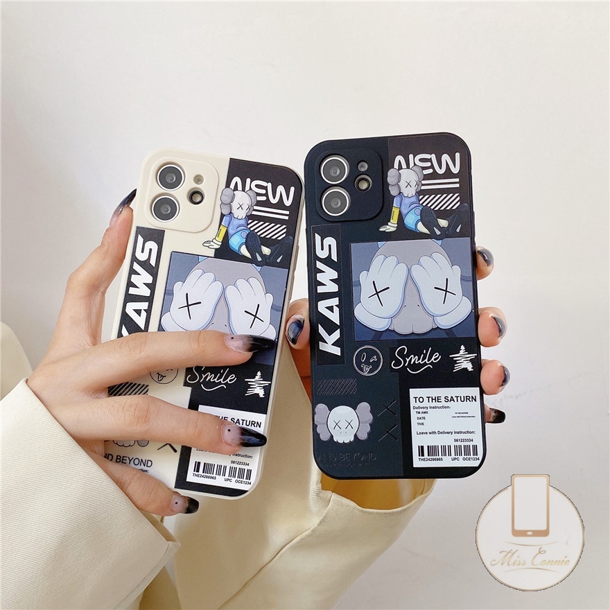 Soft Case Motif Kaws Untuk Infinix Smart 5 6 11 Play 11 11s Hot 9 Hot 10 Play Hot 10 9 Play 10s Hot 10T Hot 10T 8