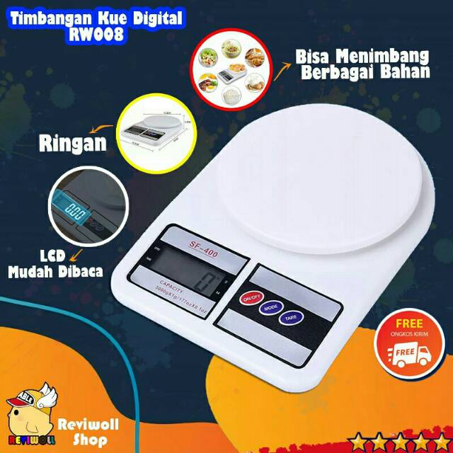 Timbangan Dapur Kitchen Scale sf400