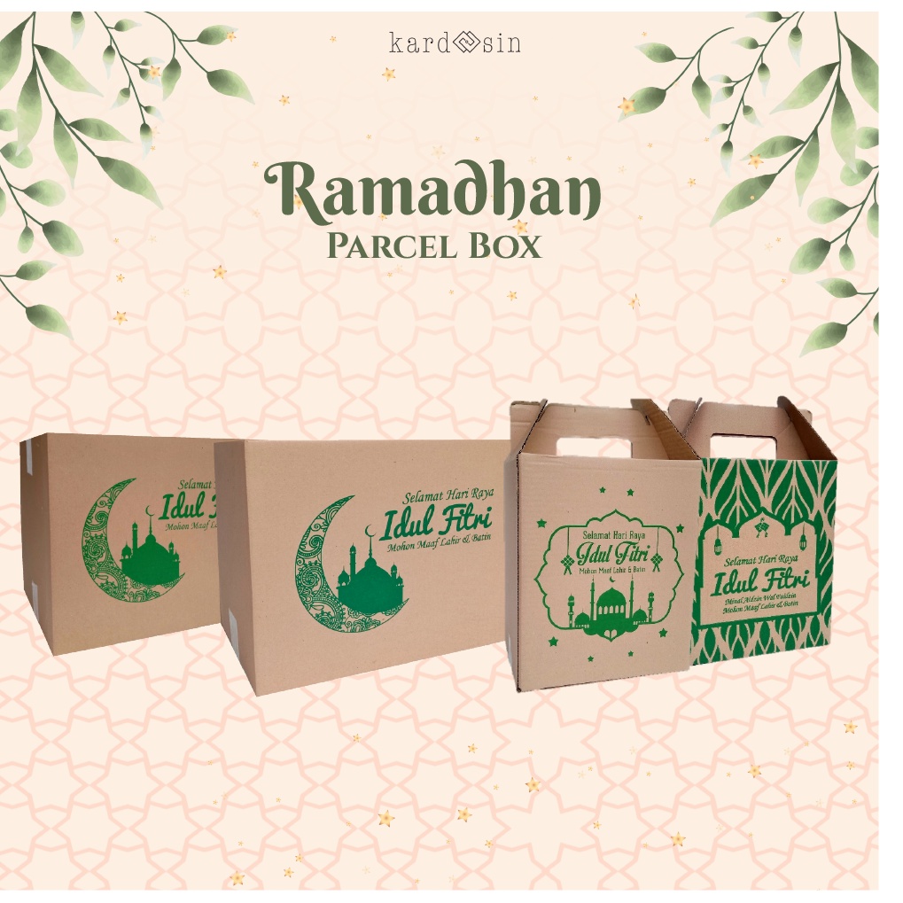 

RAMADHAN PARCEL PARSEL SEMBAKO BOX HAMPERS HANDLE JINJING PEGANGAN KARDUS INDOMIE TEBAL BFLUTE EFLUTE PACKING LEBARAN RAMADAN IDUL FITRI IED MUBARAK PIZZA BOX COKLAT PACKAGING CUSTOM SABLON MAKANAN BAJU DIE CUT JOGJA YOGYA YOGYAKARTA SOLO DIY JAWA TENGAH