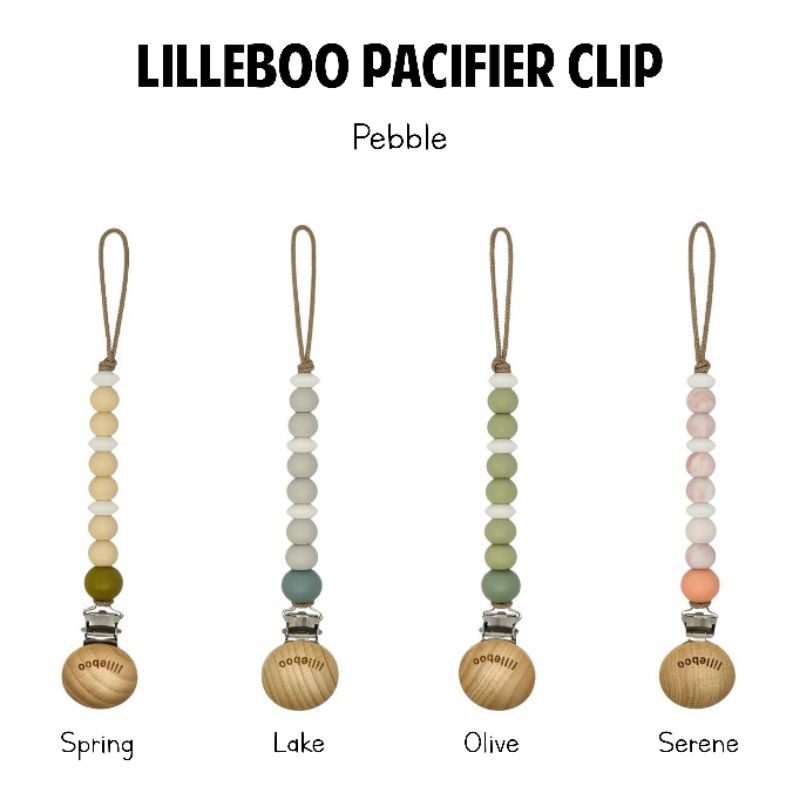 Lilleboo | Pacifier Clip Pebble - Gantungan Empeng / Mainan