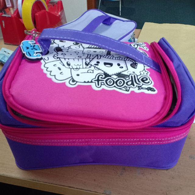 Lunch Bag Foodle Japan Tas Bekal Anak Sekolah Penahan Dingin Panas Cooler Insulated