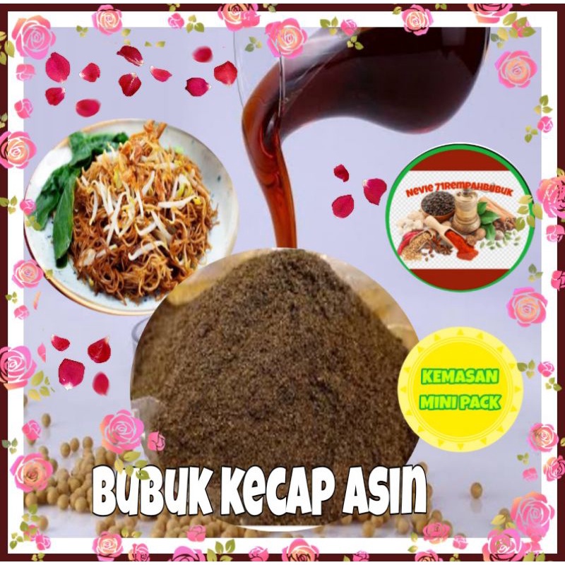 

Bubuk Kecap Asin 50gr Salted Soy Sauce Powder