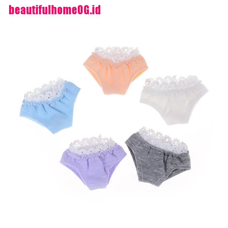 (R1Id &amp; Available) Celana Dalam Brief Bahan lace Untuk Blythe Momoko Obistu 11 &quot;