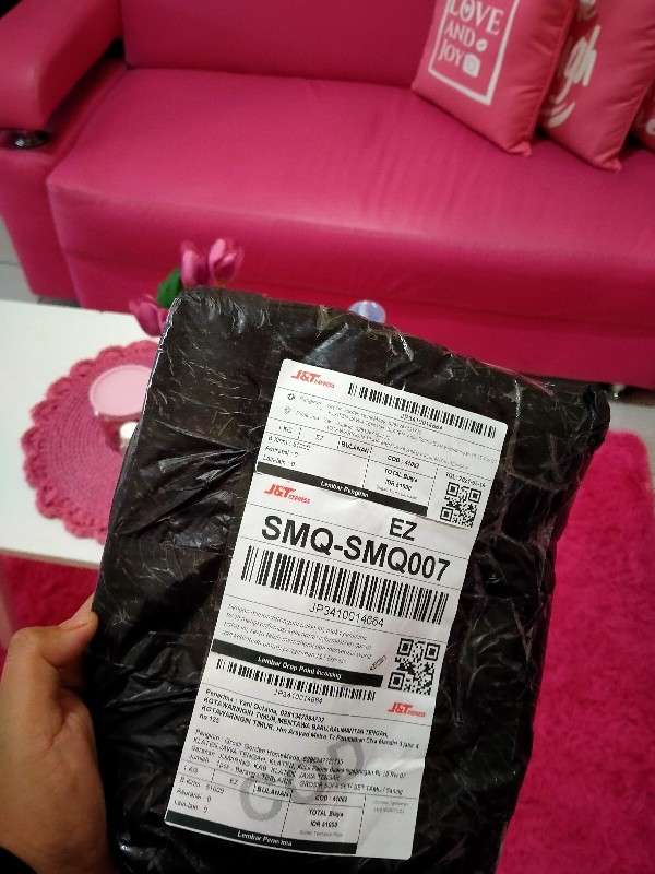 Terlaris!!! Grosir Sofa Set/ Set Tamu / Sarung Bantal Sofa 40x40 Taplak Meja Motif Pink Polka