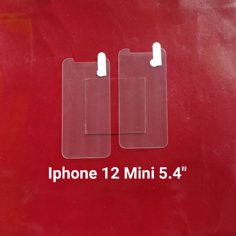 Tempered glass iphon 12 Mini 5.4&quot; . 12 / 12 PRO 6.1&quot; . 12 PRO MAX 6.4&quot; anti gores kaca bening