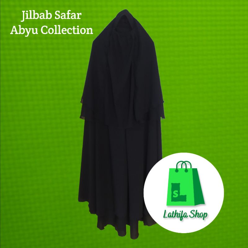 Jilbab Safar | ABYU COLLECTION | JetBlack
