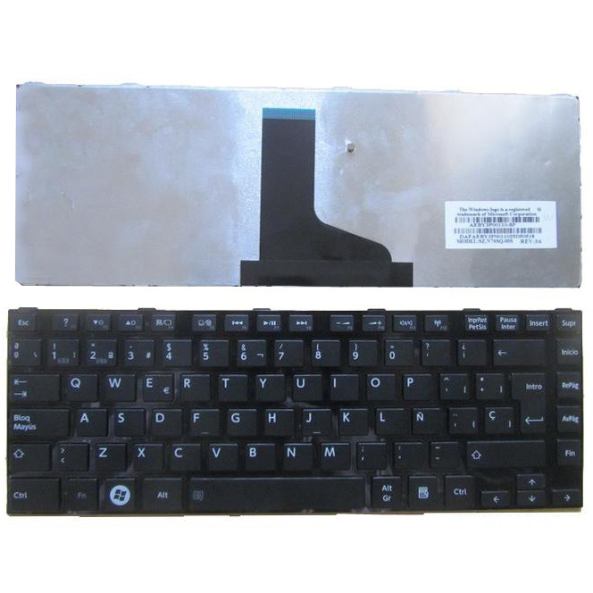 KEYBOARD TOSHIBA SATELLITE C800 C800D C840 M800 M805 L800 L805 L830 NON FRAME DAN WITH FRAME