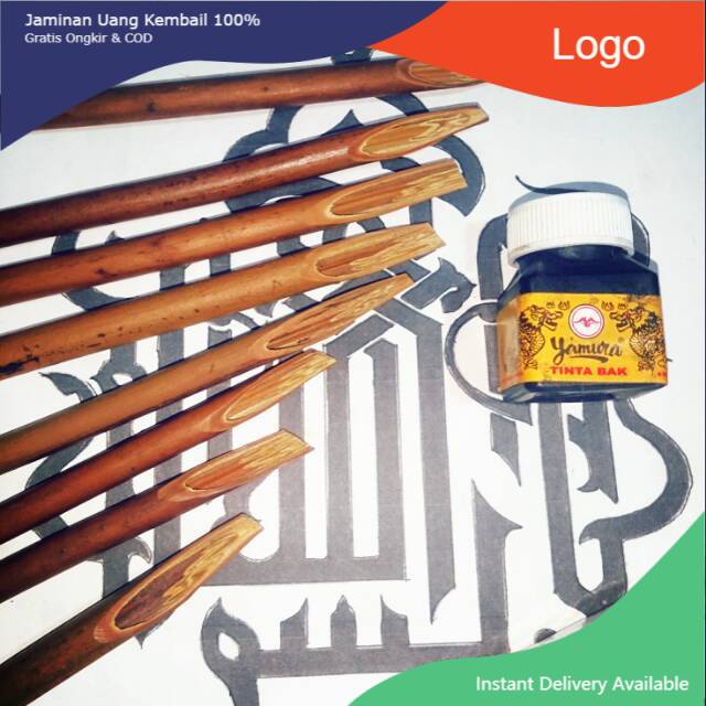 

Pena kaligrafi kayu handam