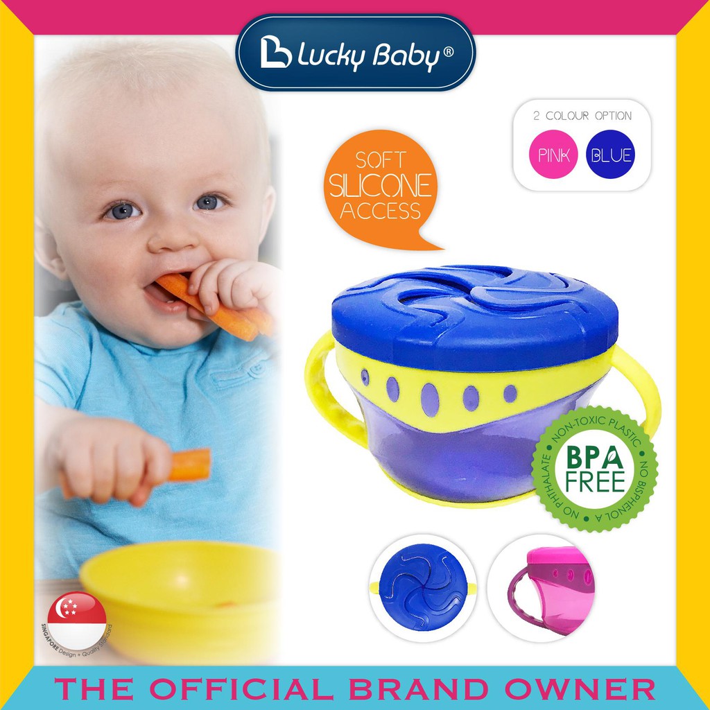 Lucky Baby Snack It Easy Grip Snack Cup - Blue