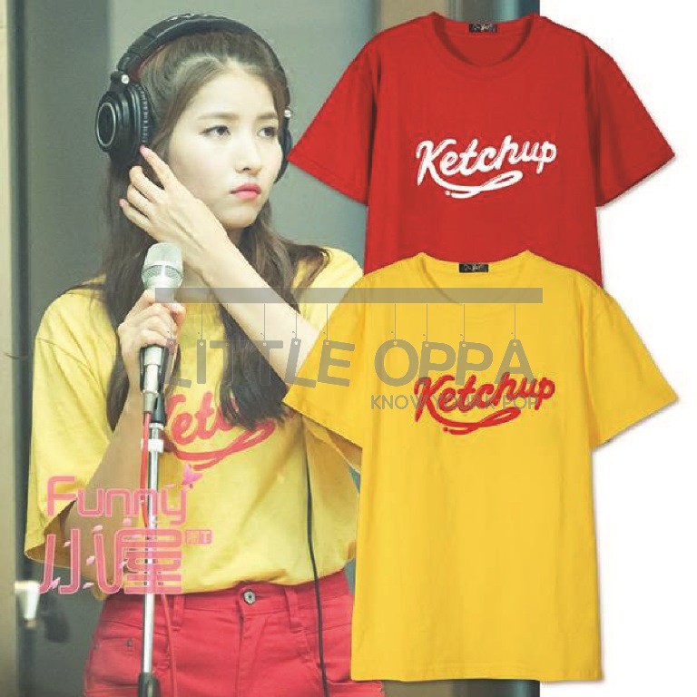 BAJU KAOS GFRIEND SOWON KETCHUP