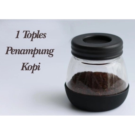 Toples Mini Penampung Kopi Toples Kopi penampung grinder gelas grinder