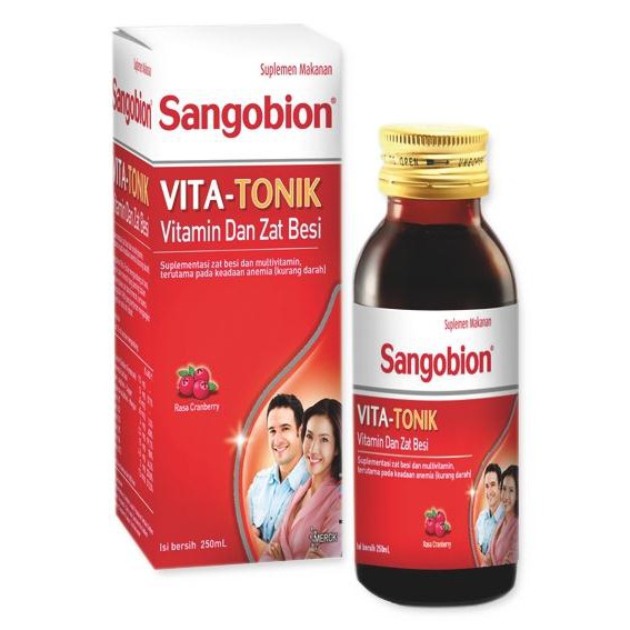 

Sangobion Vita-Tonik - 250 Ml Anemia / Penambah Darah / Stamina Tubuh