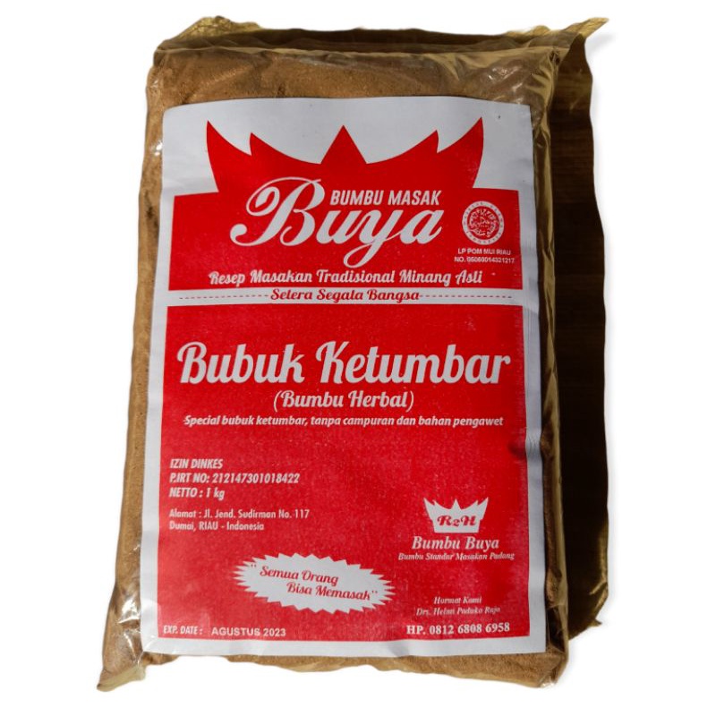 

Bubuk ketumbar 1kg tanpa pengawet dan penyedap