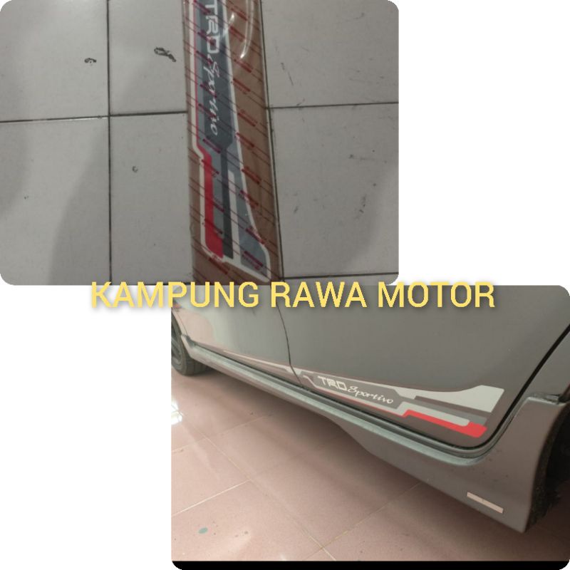 stiker TRD Sportivo.yaris.original
