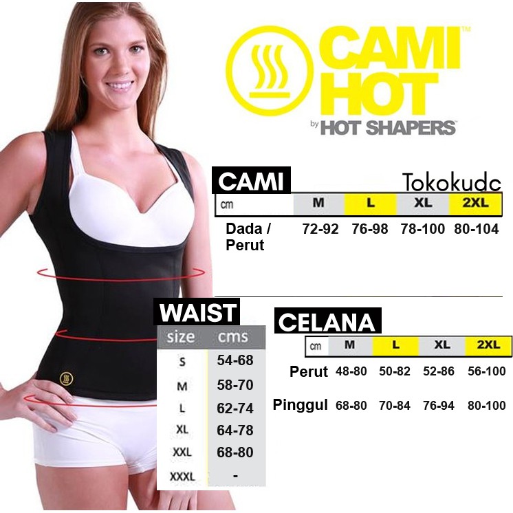 HOT SHAPERS SLIM WAIST SABUK SENAM CELANA PELANGSING KORSET ROMPI KURUS