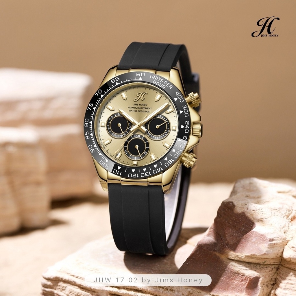 Jam Tangan Pria Jims Honey JHW 17 Arloji Pria Original Murah Import Trendy Terbaik