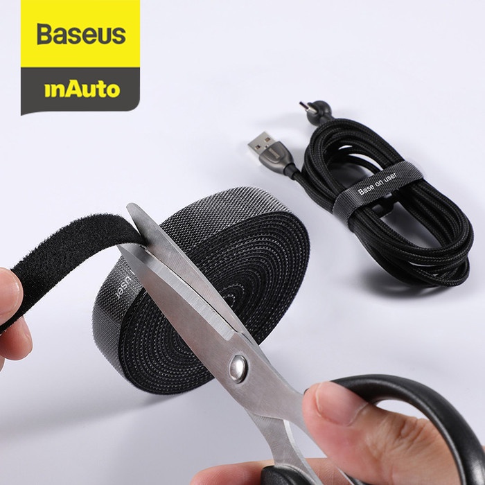 Baseus Velcro Cable Strap Pengikat Perekat Kabel 1M