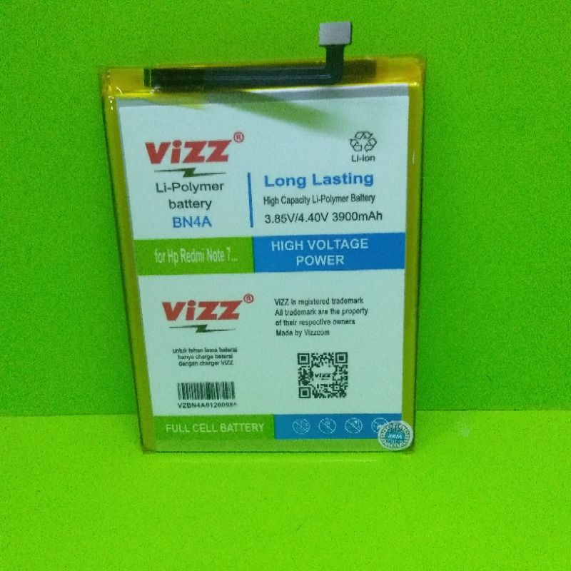 baterai vizz bn4a baterai double power