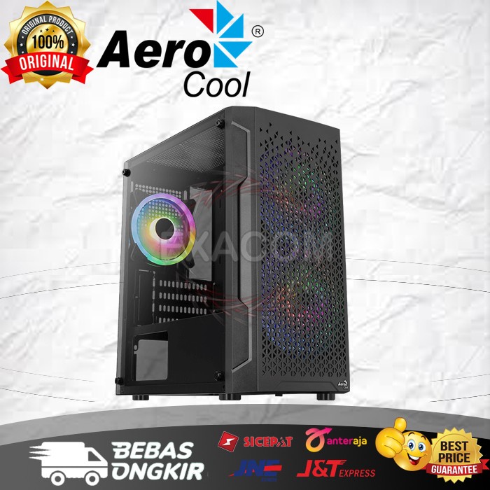 Casing Aerocool Trinity Mini Black Mini Tower PC Case