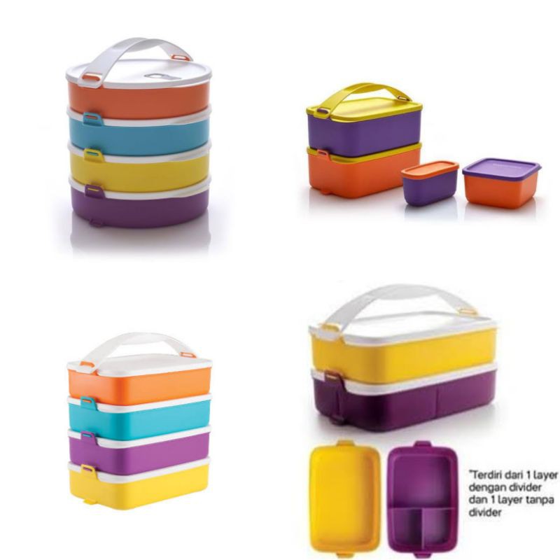 TUPERWARE ORIGINAL CLICK TO Go rantang tupperware