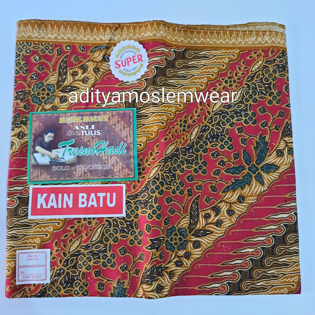 KAIN SAMPING KEBAT PANJANG / KAIN JARIK BATIK TRESNO HADI / KAIN BATU HALUS