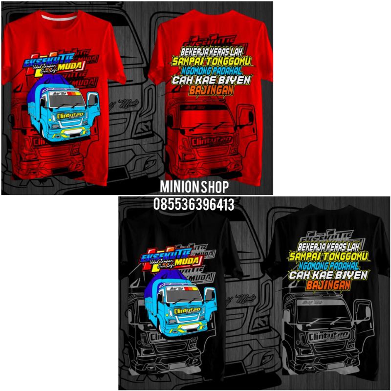 kaos, Truk, kaos, trek, kaos truck, original, kaos, eksekutifmuda, termurah, terlaris