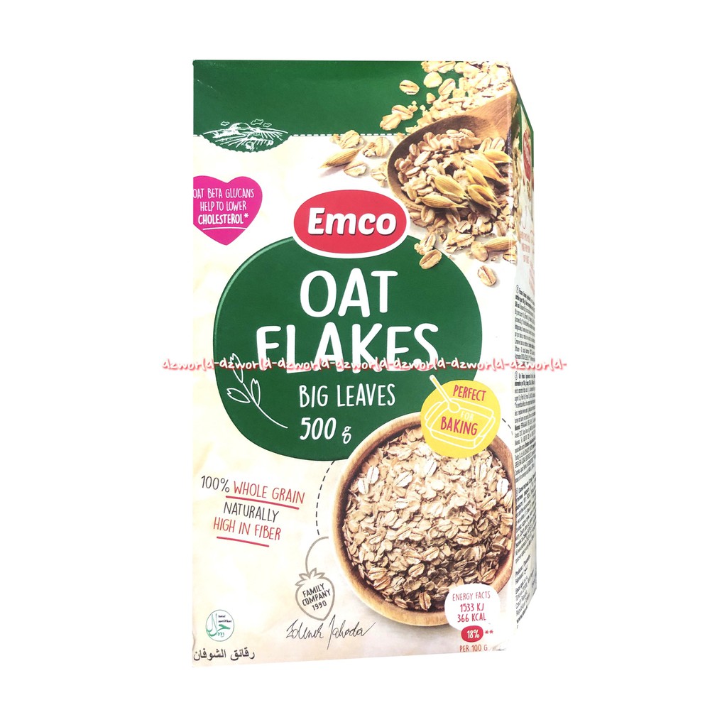 Emco Flocons D'Avoine Grandes Feuilles 500gr Sereal Oat