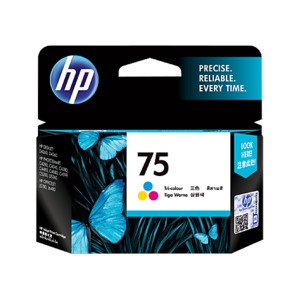 Tinta Printer Cartridge HP 75 Colour Original