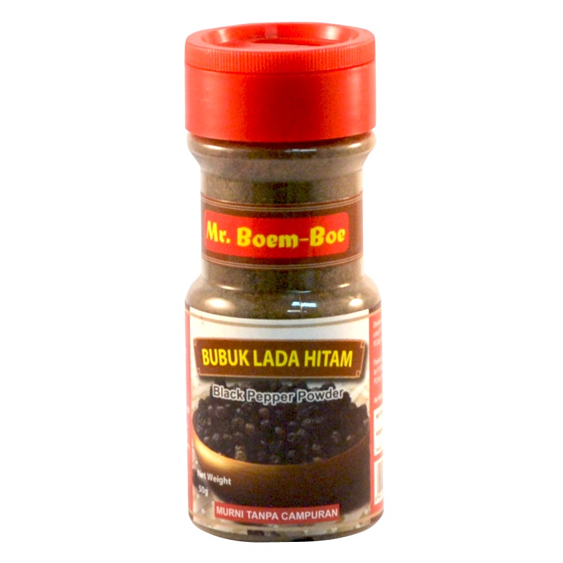 

Mr.Boem-Boe Bubuk Lada Hitam 50Gr
