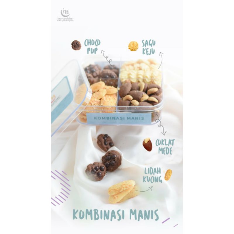 

kombinasi manis Ina cookies