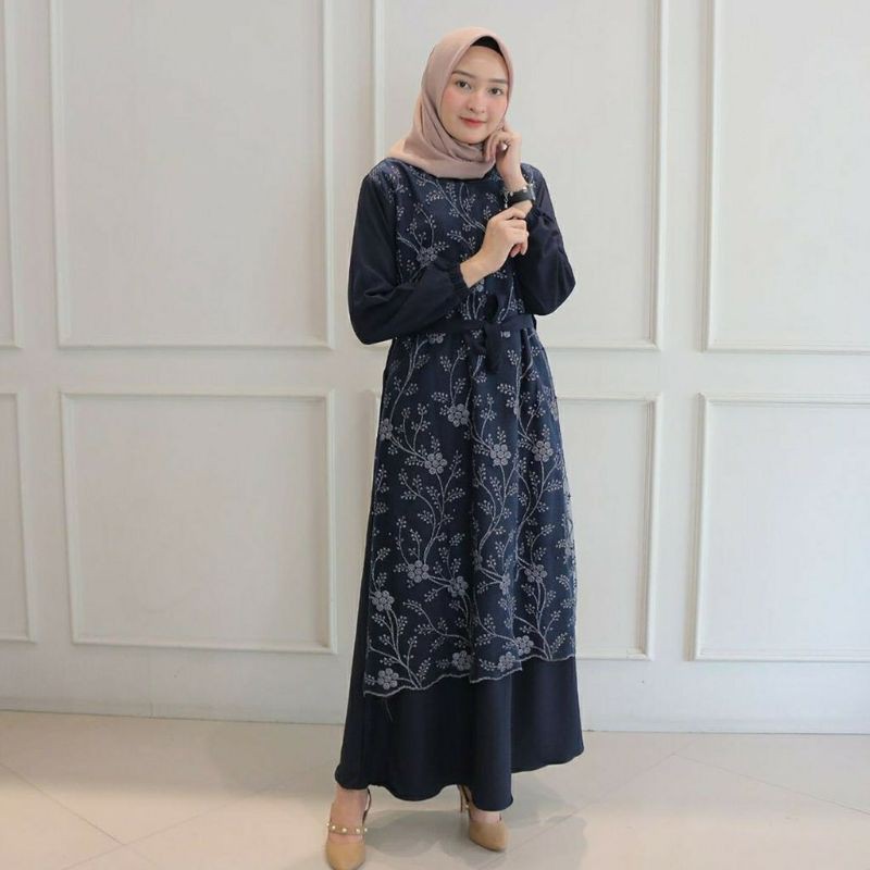 Alma Dress Brokat Muslim
