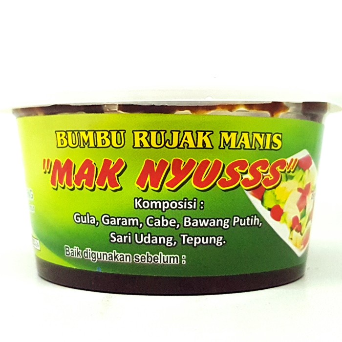 

MOROSENENG BUMBU RUJAK MANIS MAK NYUSSS 250gr | MAK NYUS BUAH SEGAR