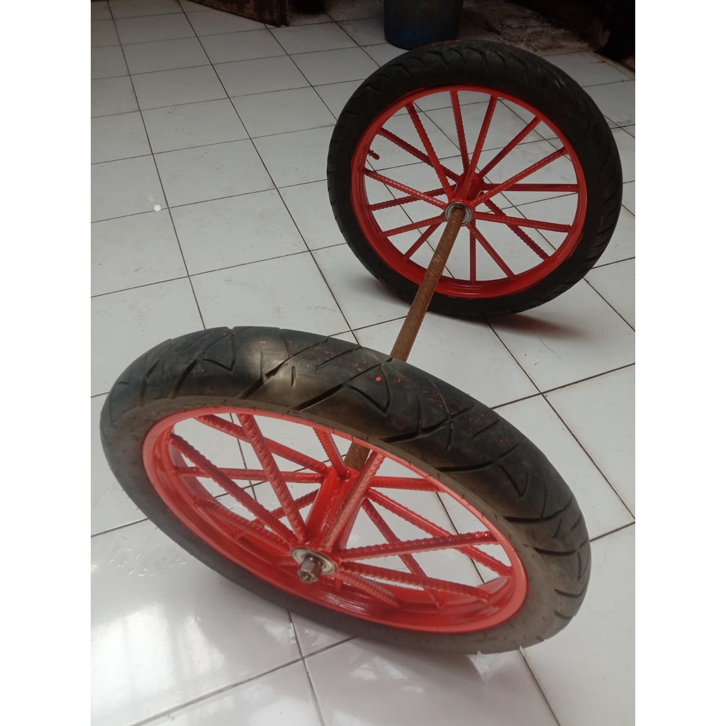 roda gerobak dorong ring17 palang8