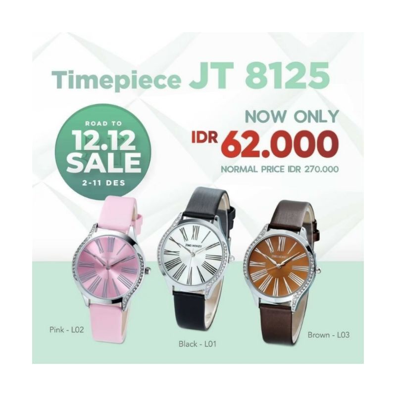 SALE JAM TANGAN 8125 JIMS HONEY
