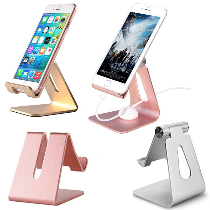 Stand Holder Handphone / Tablet Universal Bahan Alloy Untuk Meja