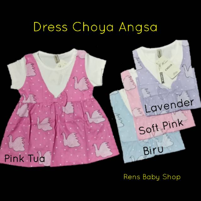 Dress pendek CHOYA ANGSA anak bayi