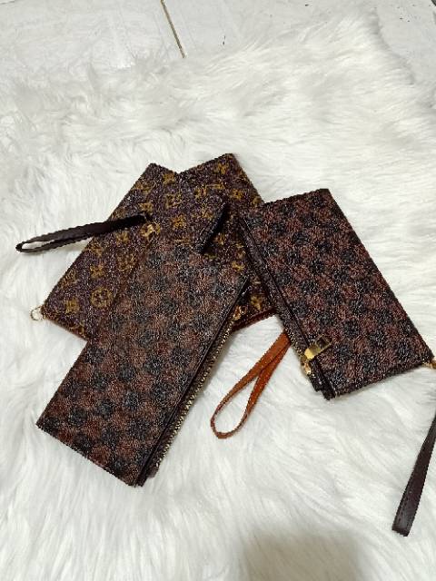 A-ZAHRA 013,014,015 DOMPET LV DAMIER DAN MONO ADA TALI PEGENGAN DOMPET ELEGAN