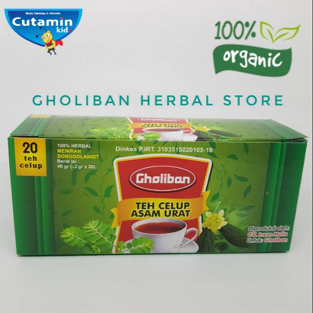 Teh celup asam urat Gholiban