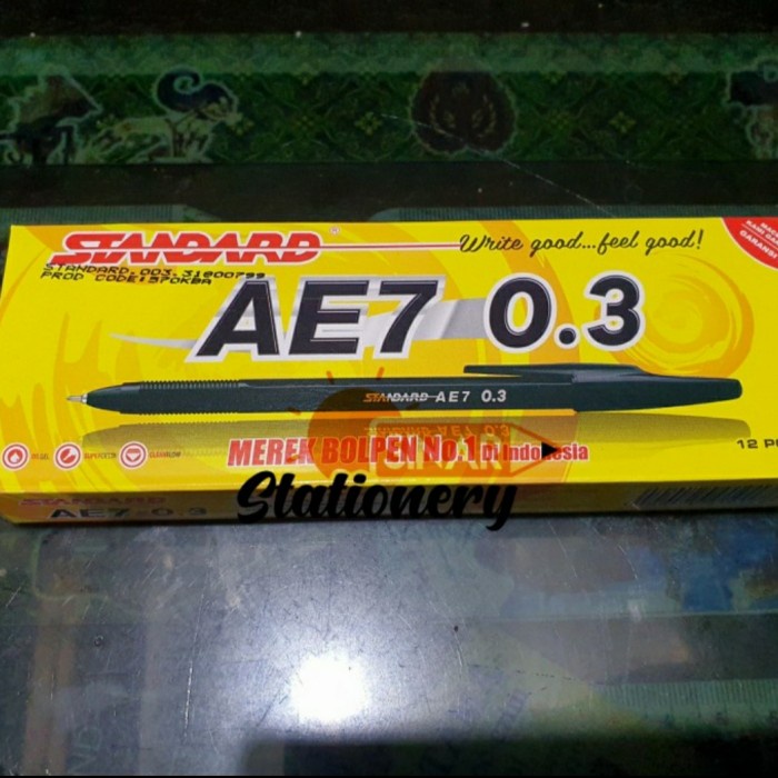 

Jualan Pulpen Ae7 Standard 0.3 1Pak Isi 12Pc Hitam Sale!!!
